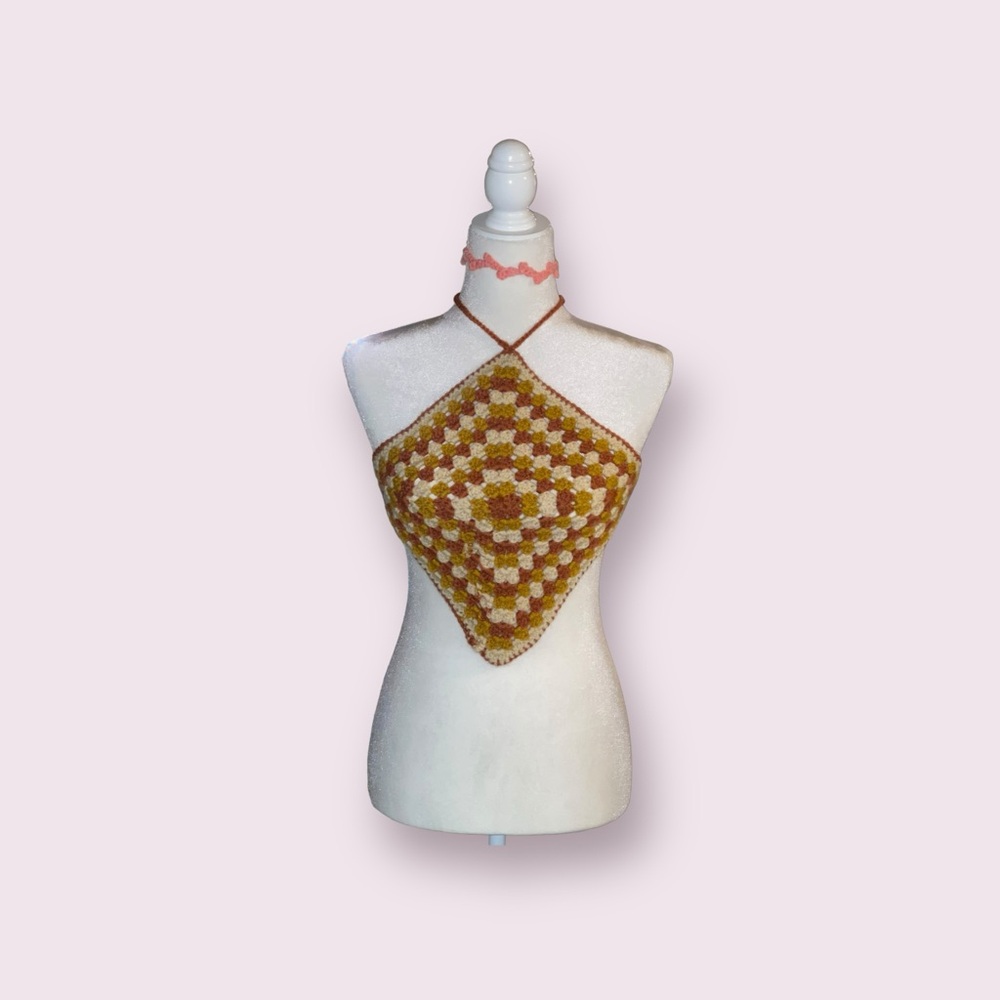 Granny Stitch Diamond Top